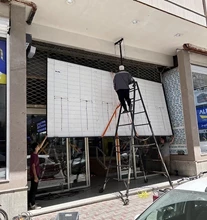 نصب و اجرا تابلو فریم لس پخش لوازم خانگی هیرا